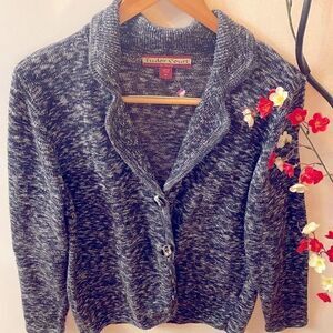 Tudor court Marled Sweater Jacket size M